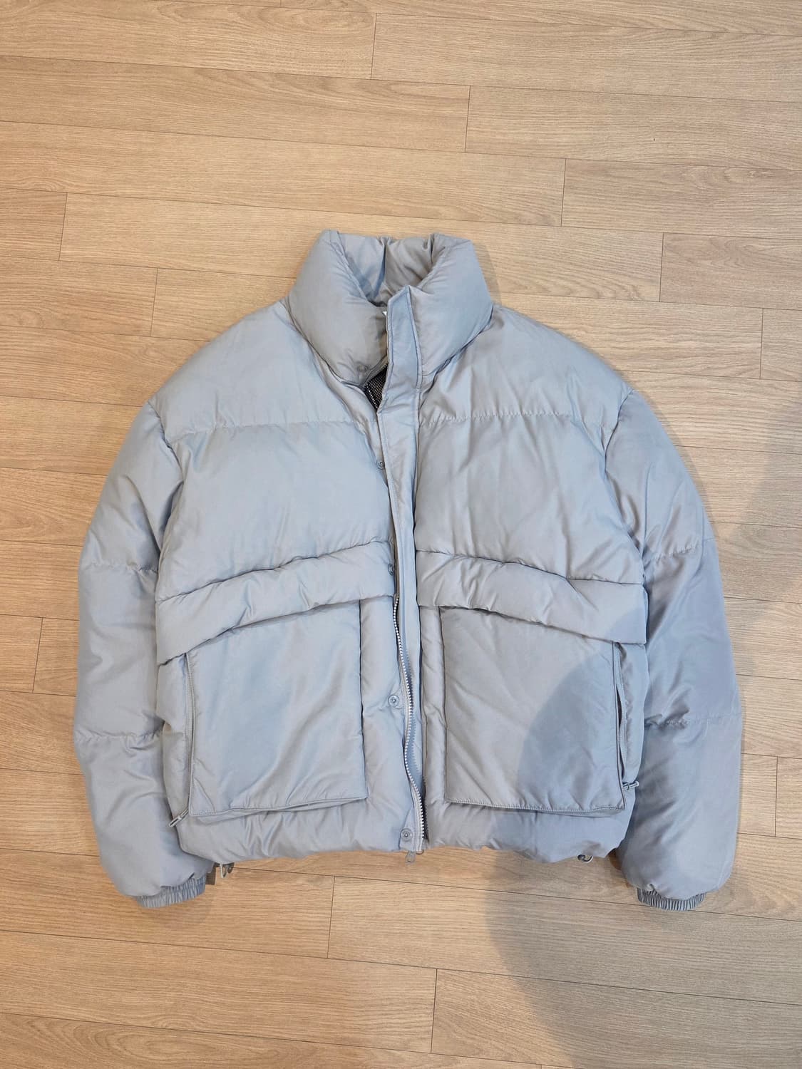 코드그라피 덕다운 숏패딩푸퍼 웜그레이 xl 상품이미지1