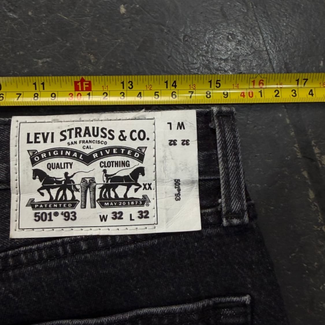 32 리바이스 501 93 데님팬츠  상품이미지9