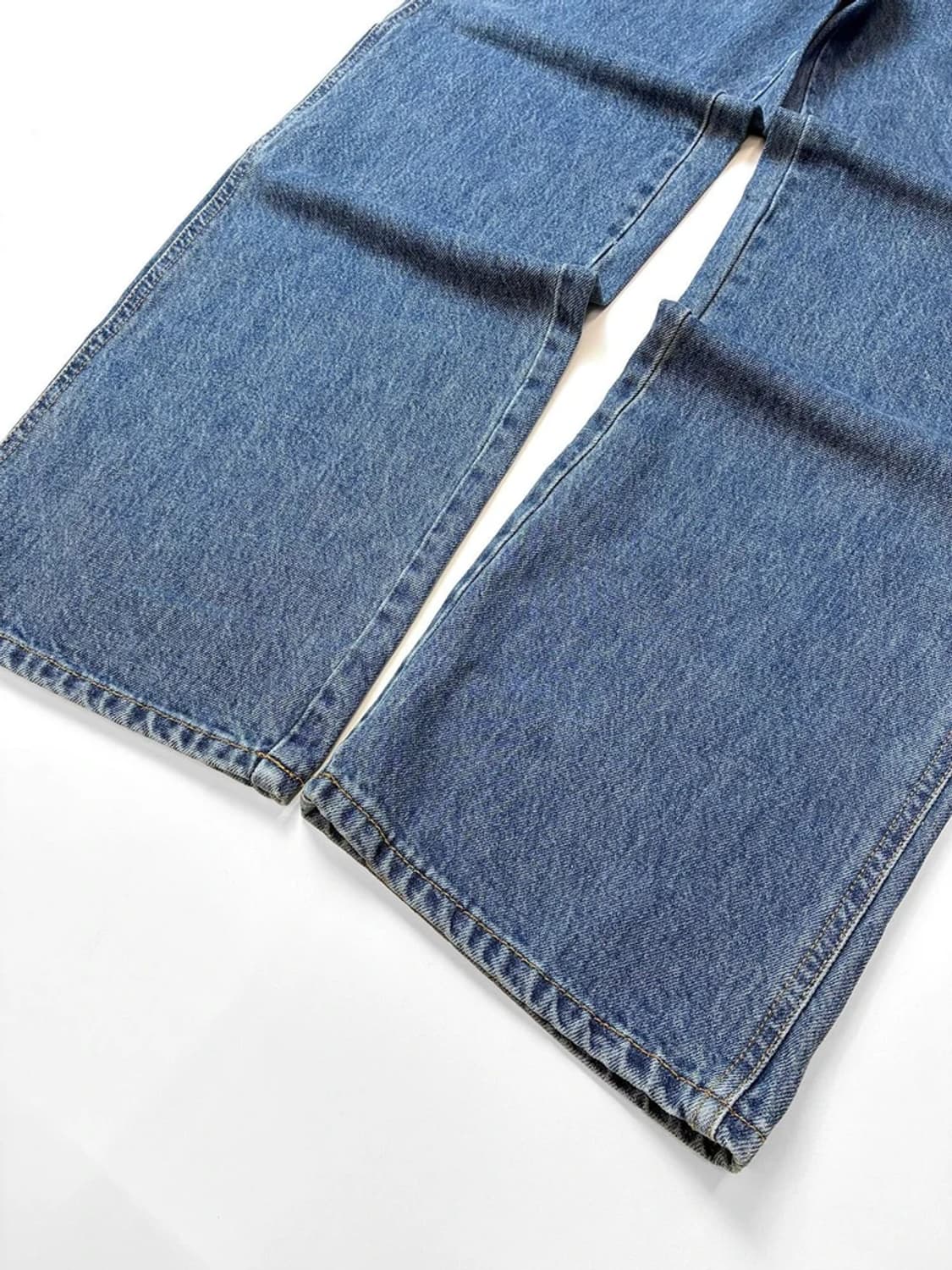 리본빛 RIBBONBIT 루즈 테이퍼드 데님 팬츠 PN5352 상품이미지4