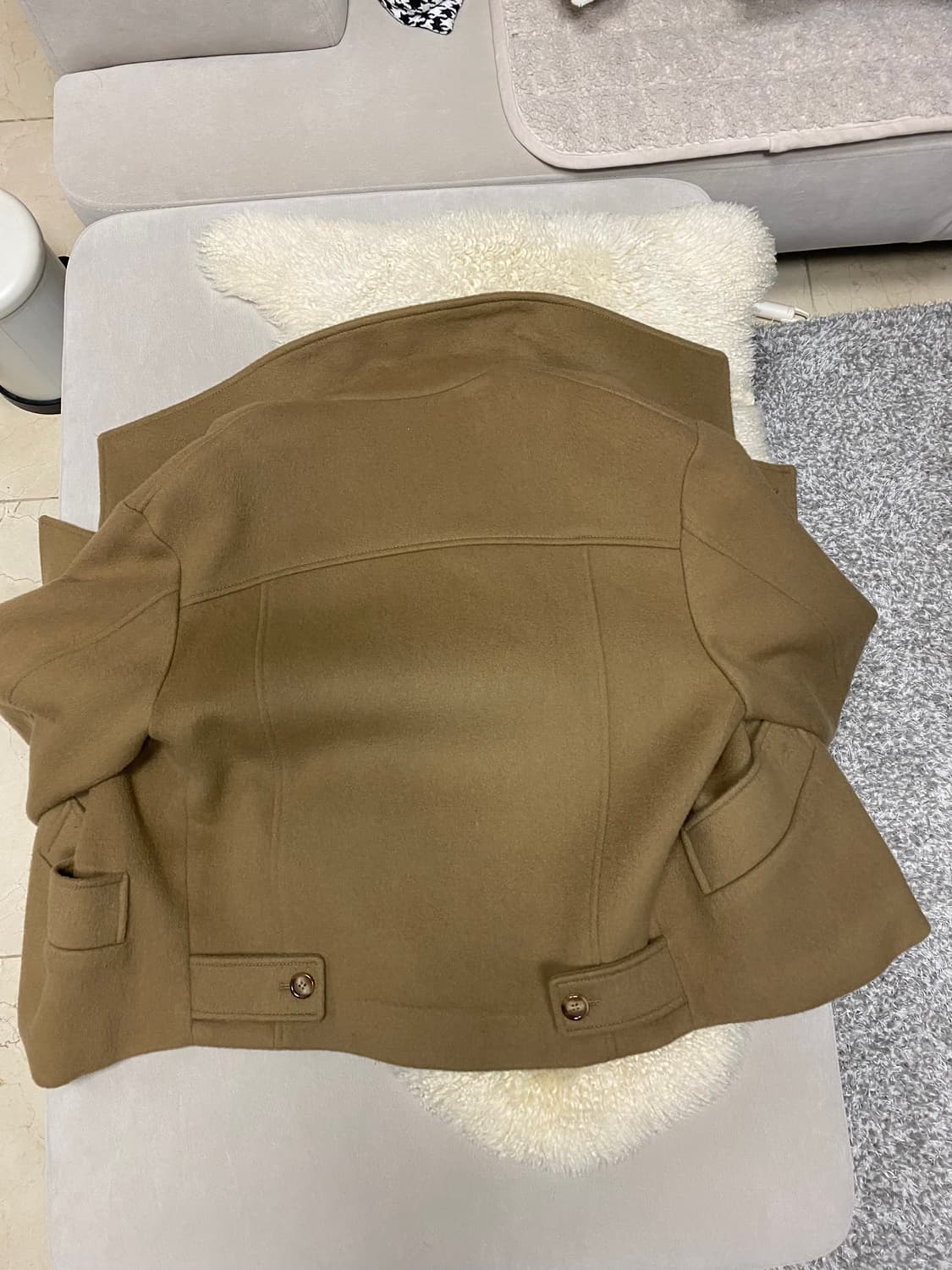 스튜디오 톰보이 숏 모직 자켓 숏 코트 55 상품이미지5