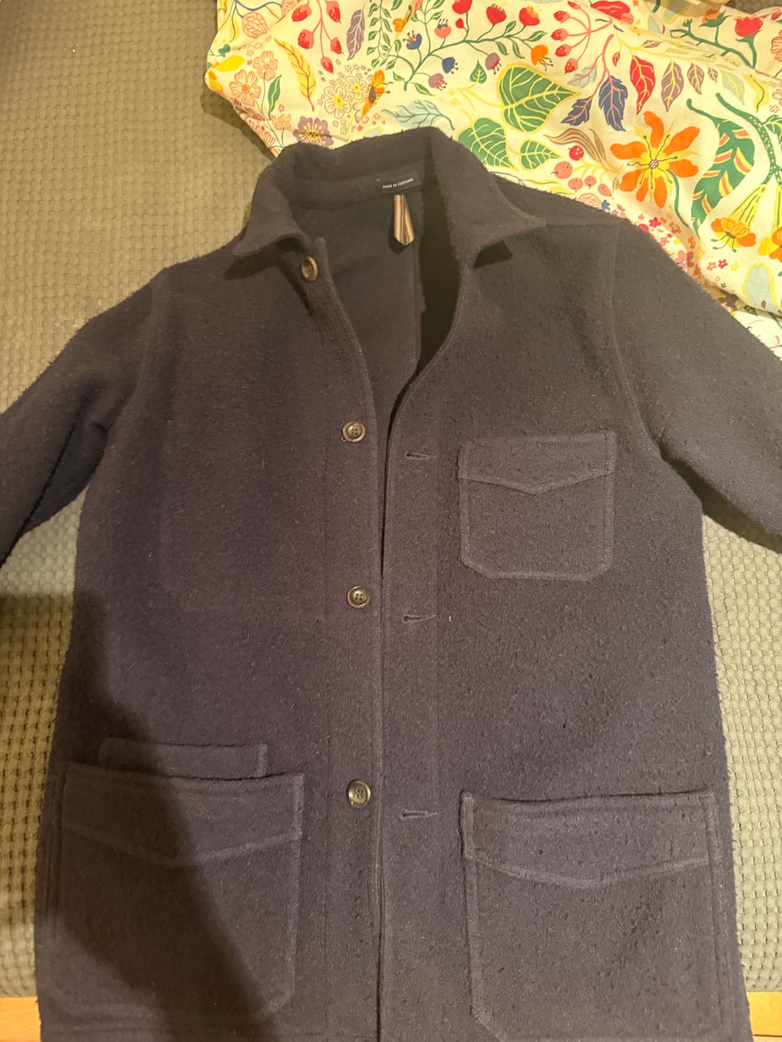 Drake's 네이비 카센티노 초어자켓 36사이즈 상품이미지3