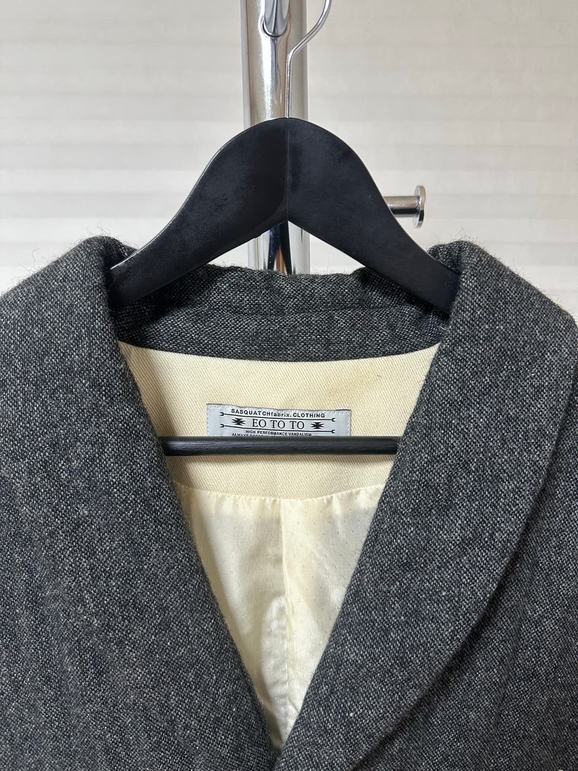 사스콰치패브릭스 3버튼 에스닉 울자켓 상품이미지4