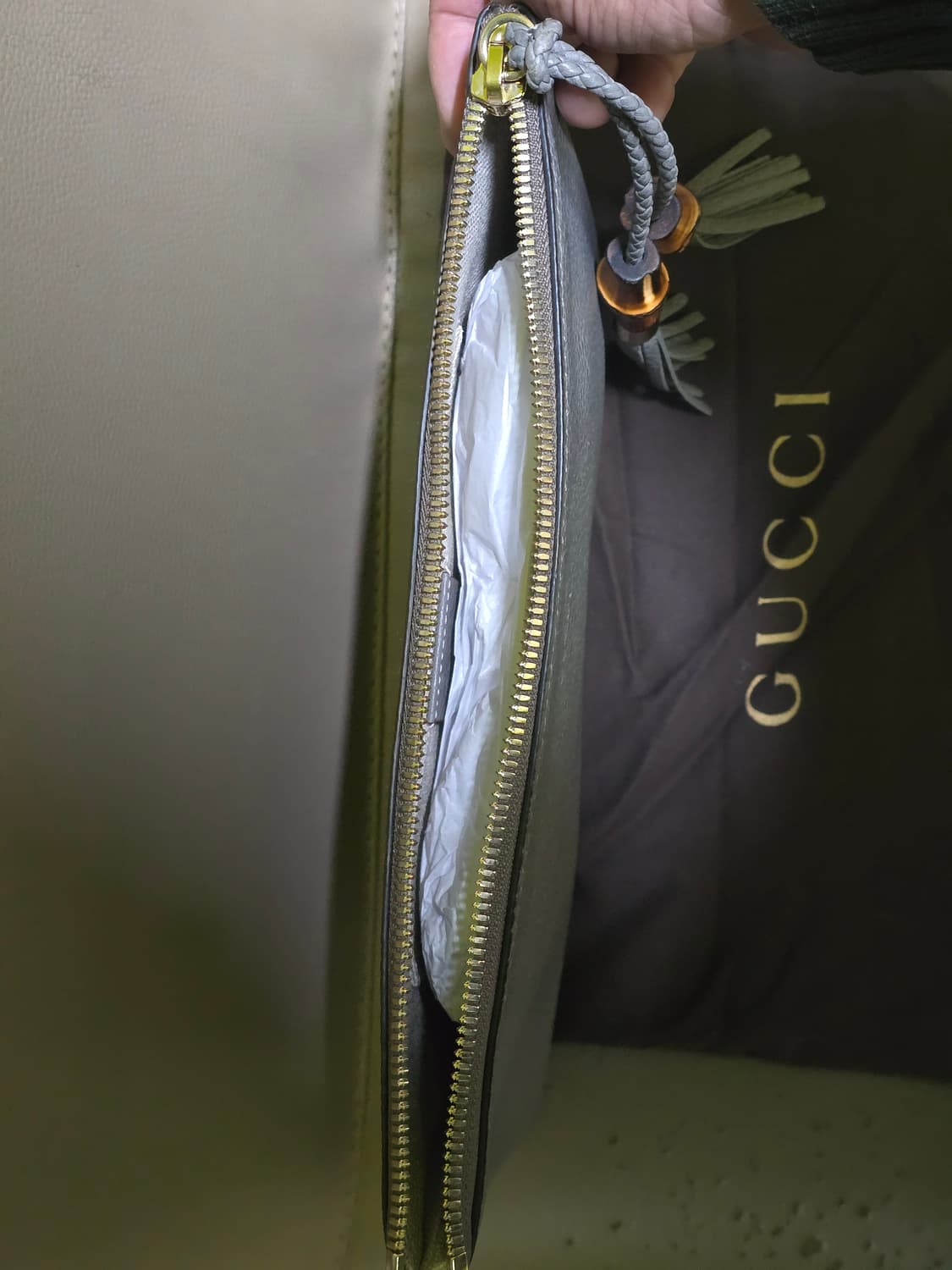 구찌 뱀부장식 클러치 상품이미지6