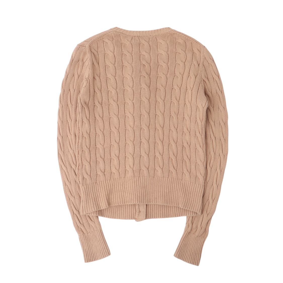 폴로 랄프로렌 베이지 케이블 니트 가디건 상품이미지5