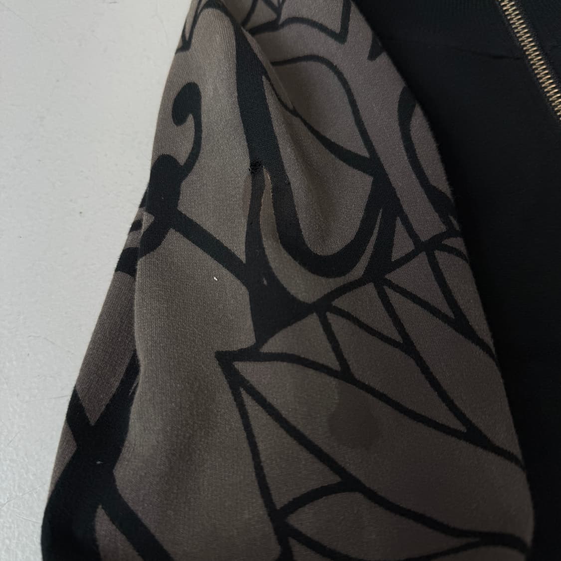 카라쿠리타마시 제팬 드래곤 용자수 오리엔탈 코튼 집업 져지 상품이미지5