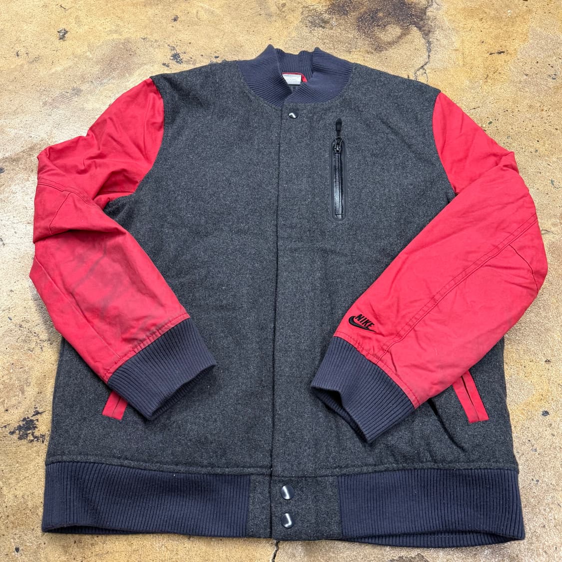 [정품/XL,105] 나이키 모직 바시티 자켓 b17 상품이미지2