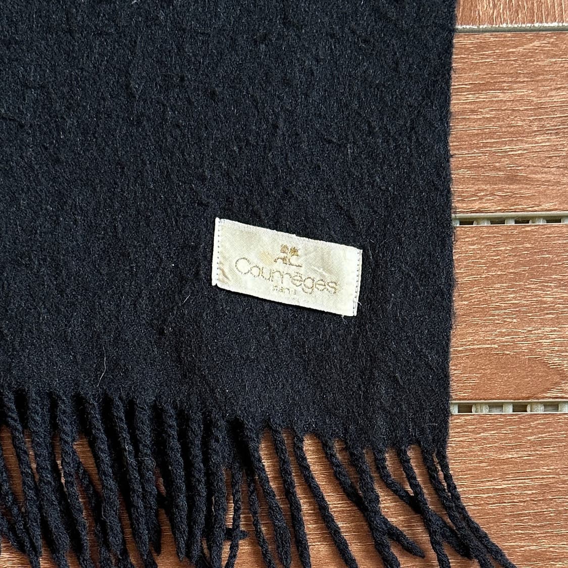 Courreges fringe angora wool muffler 상품이미지7