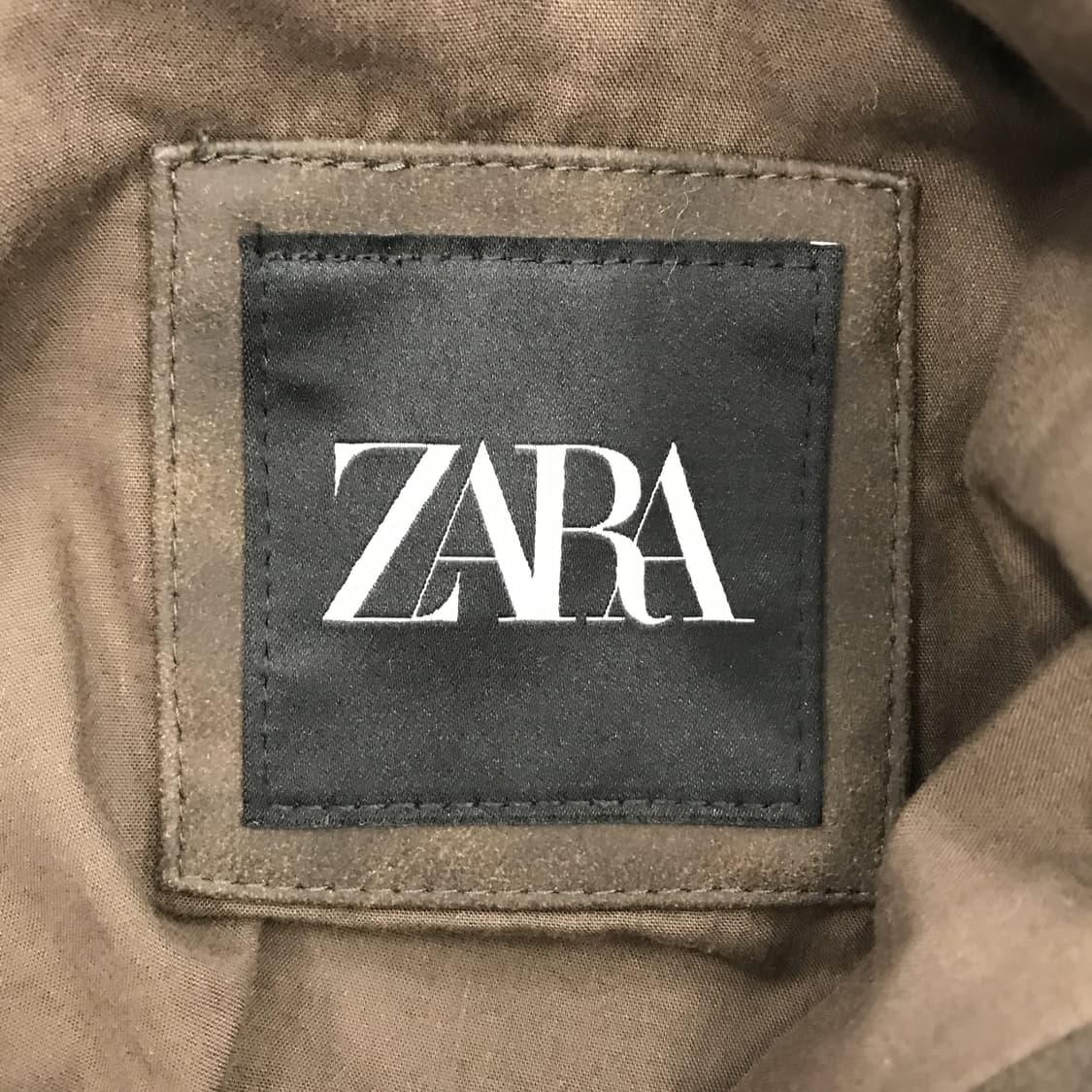 자라 워싱 페이크 레더 점퍼 새상품 [M] 상품이미지6