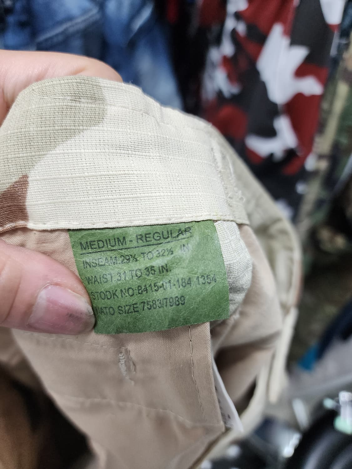 YMCLKY 미군 BDU 밀리터리 카고팬츠  상품이미지4