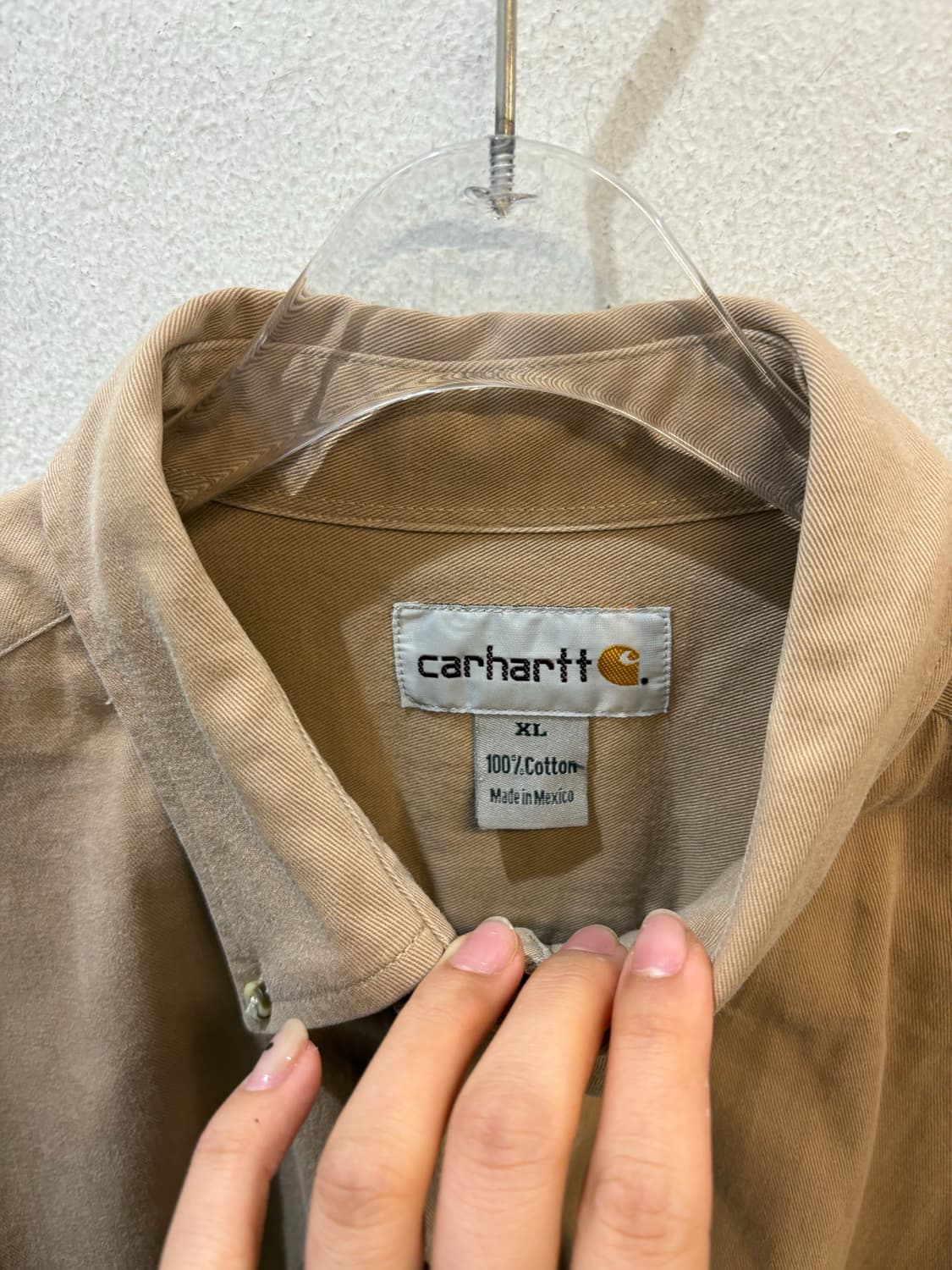 Carhartt beige cotton shirt 상품이미지5
