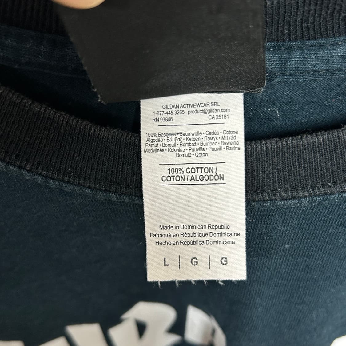 트래셔 아치로고 티셔츠 네이비 상품이미지7