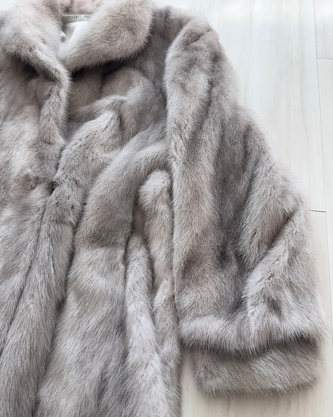 Saga fox mute sapphire mink fur jacket 상품이미지7