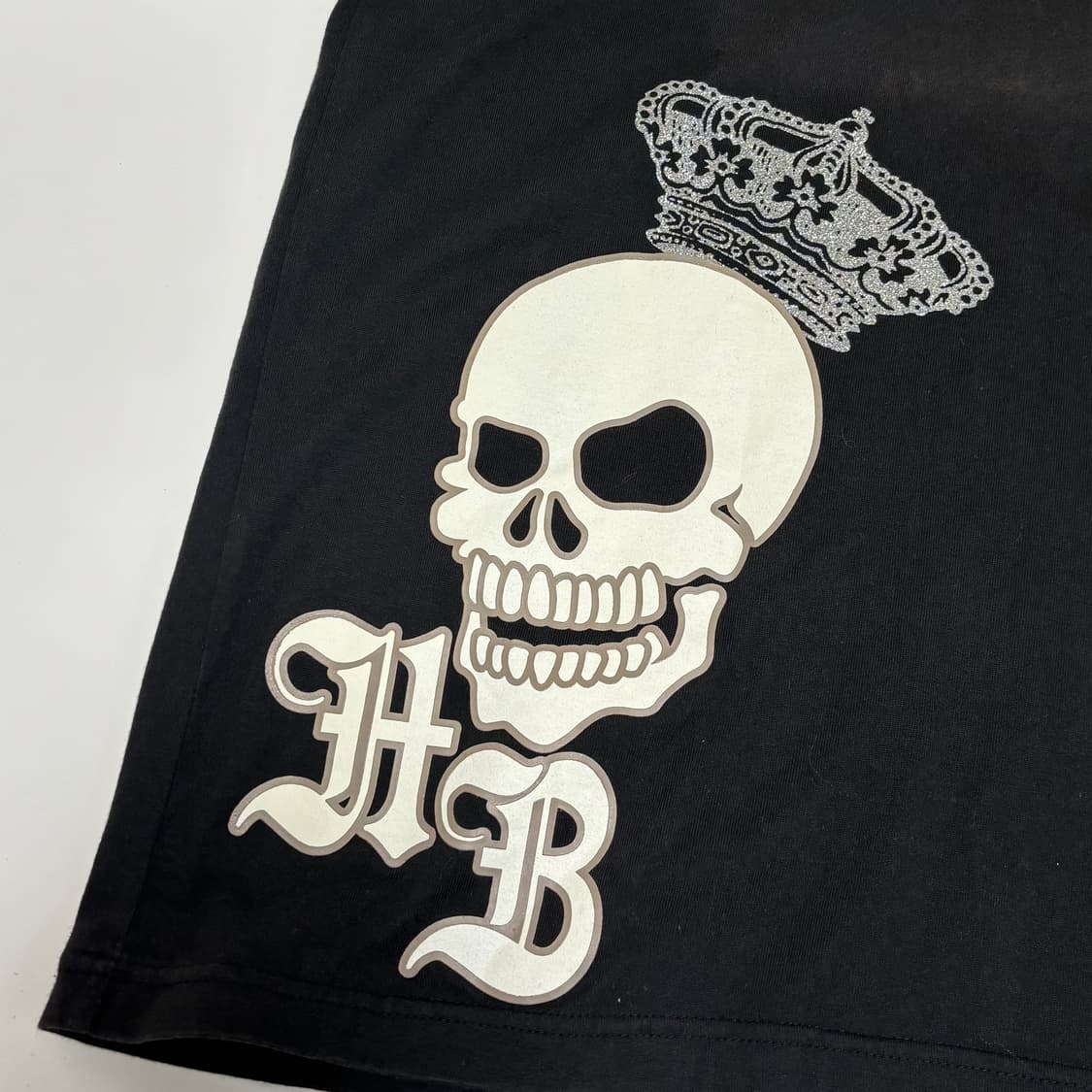 [HoBo Denim] 스컬 크라운 그래픽 티셔츠 상품이미지2