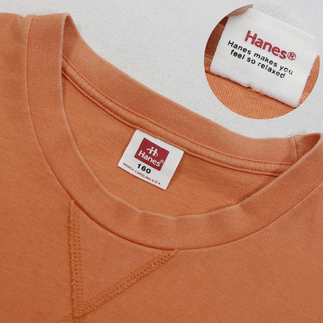 (착용컷) Hanes 프린팅 반팔 티셔츠 (95) 상품이미지5