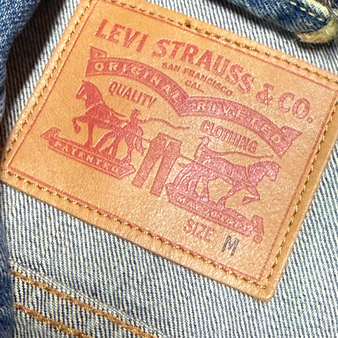 리바이스  72334 타입 3세대 데님 트러커 자켓 M 상품이미지5