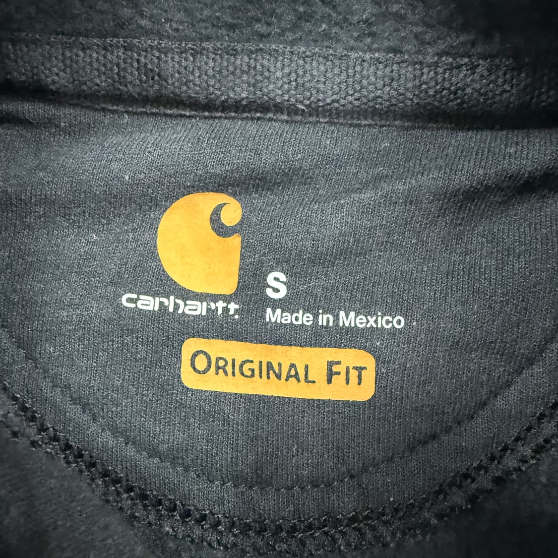 (S)칼하트 Carhartt 스펠 아웃 후드티셔츠(블랙) 상품이미지2