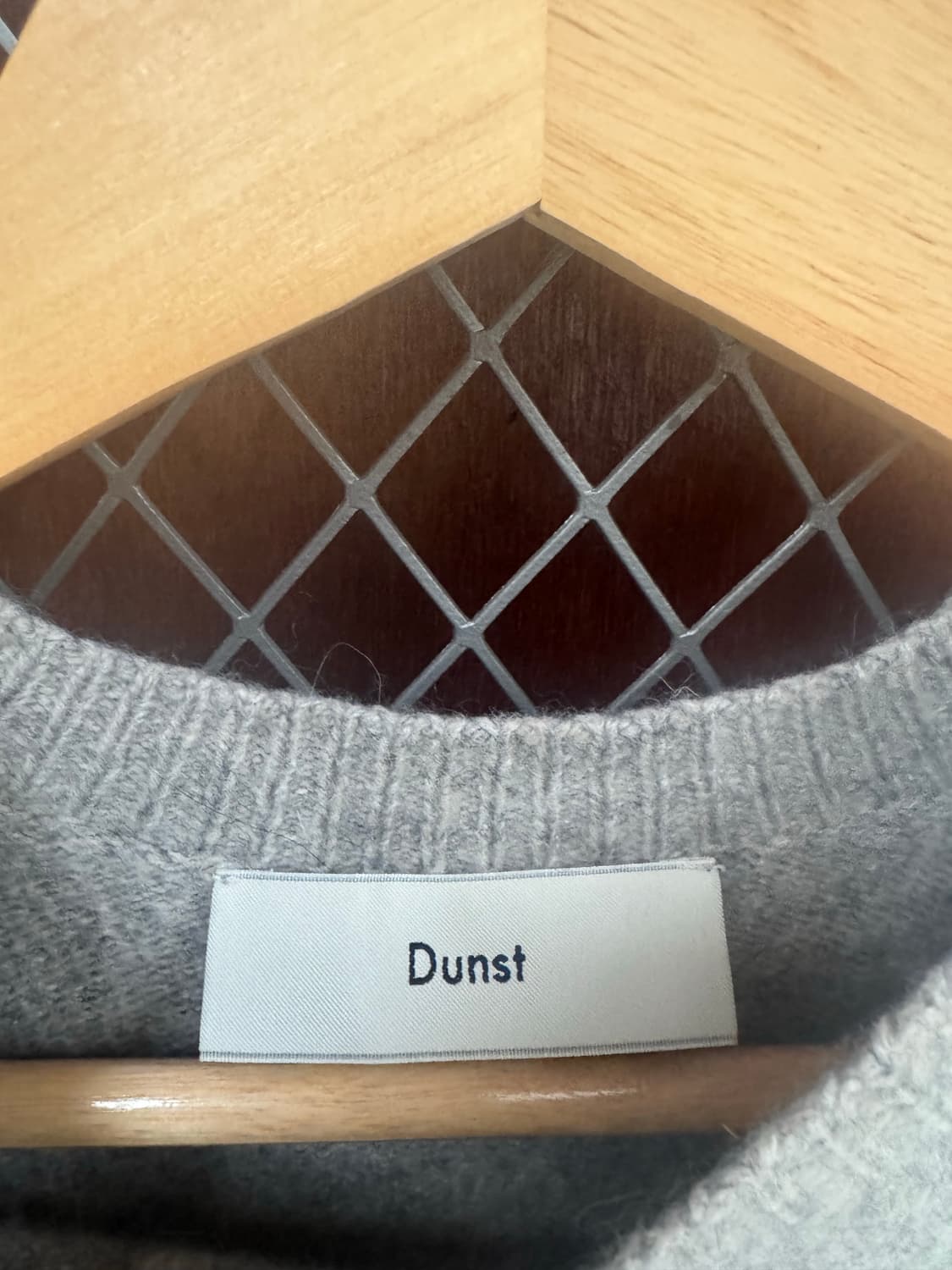 던스트 DUNST 캐시미어 라운드넥 그레이 니트 M 상품이미지3