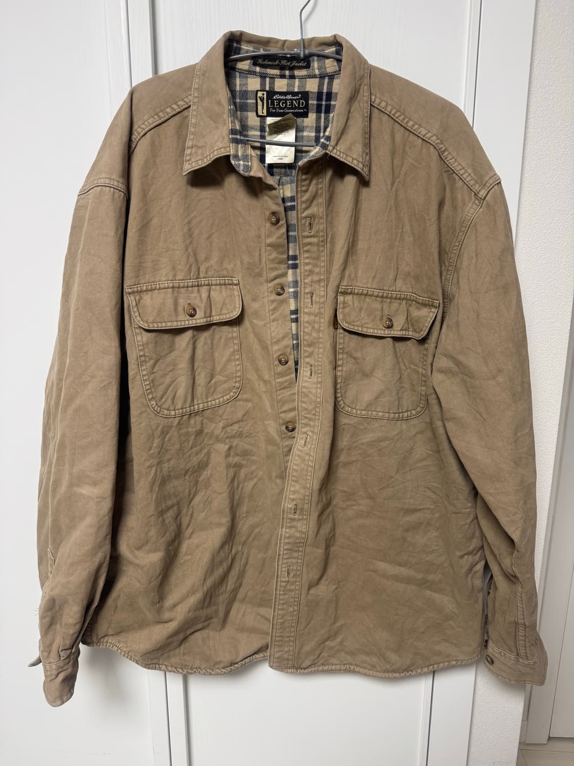 90s 에디바우어 레전드라인 워크셔츠자켓 상품이미지1