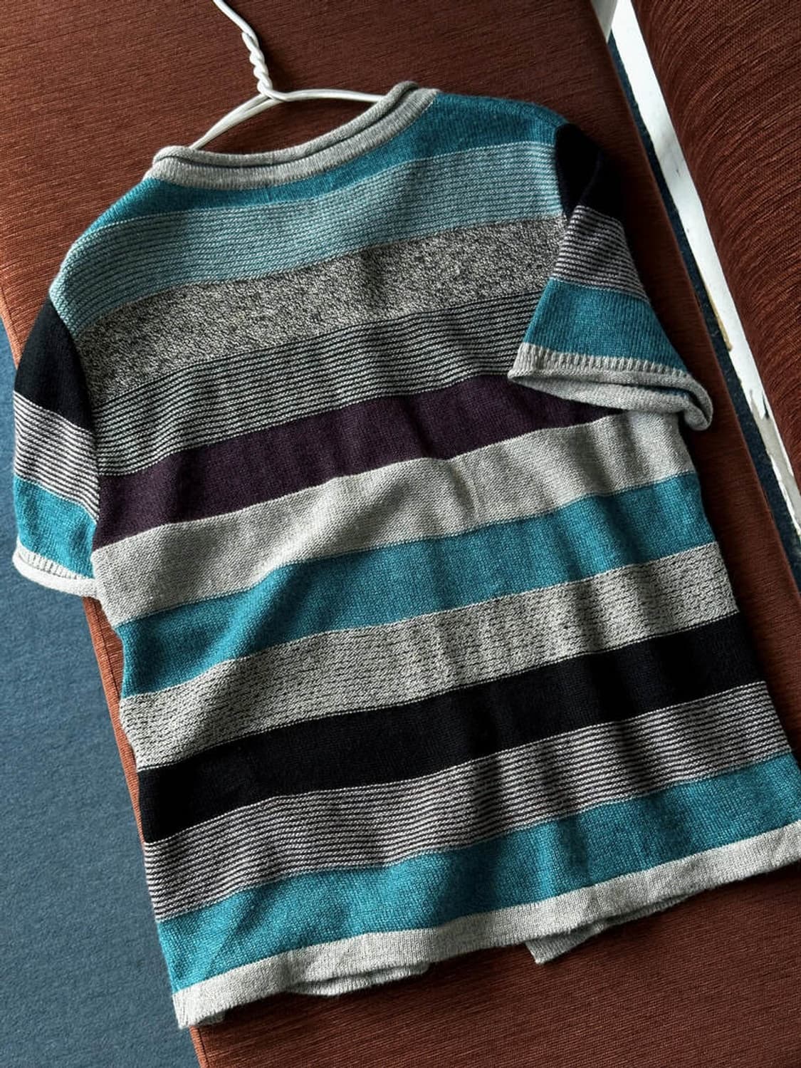 Panel design knit cardigan top 상품이미지4