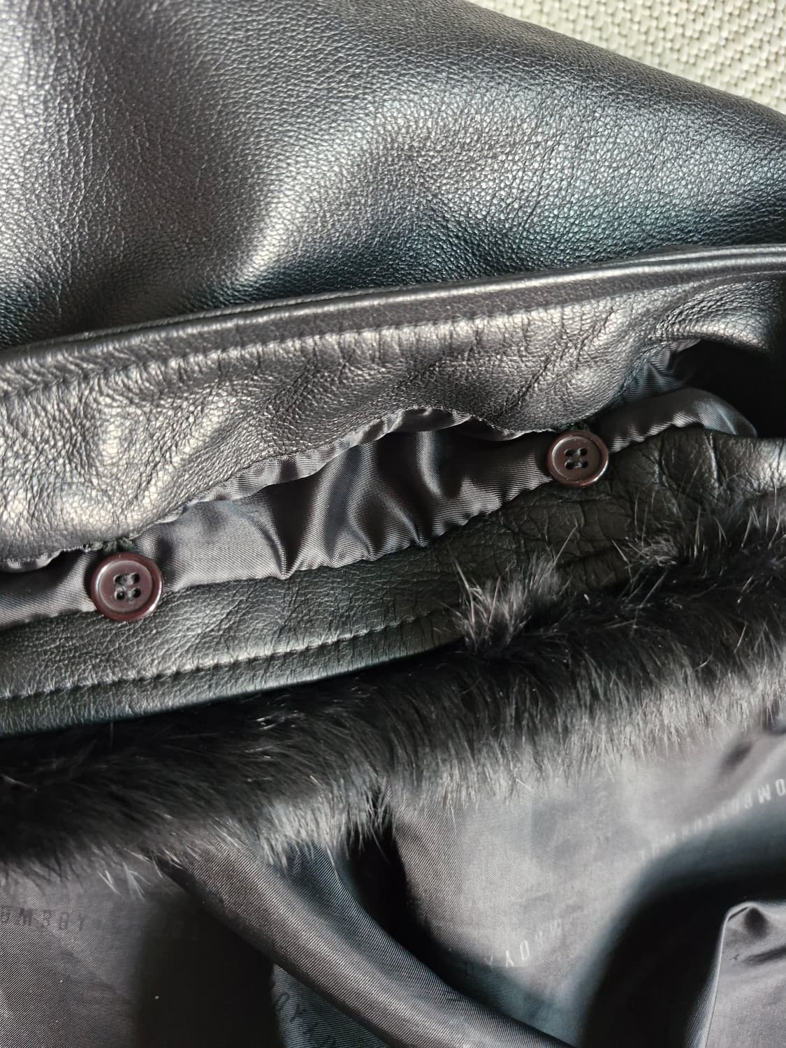 톰보이 램스킨 후드 자켓 91 상품이미지6