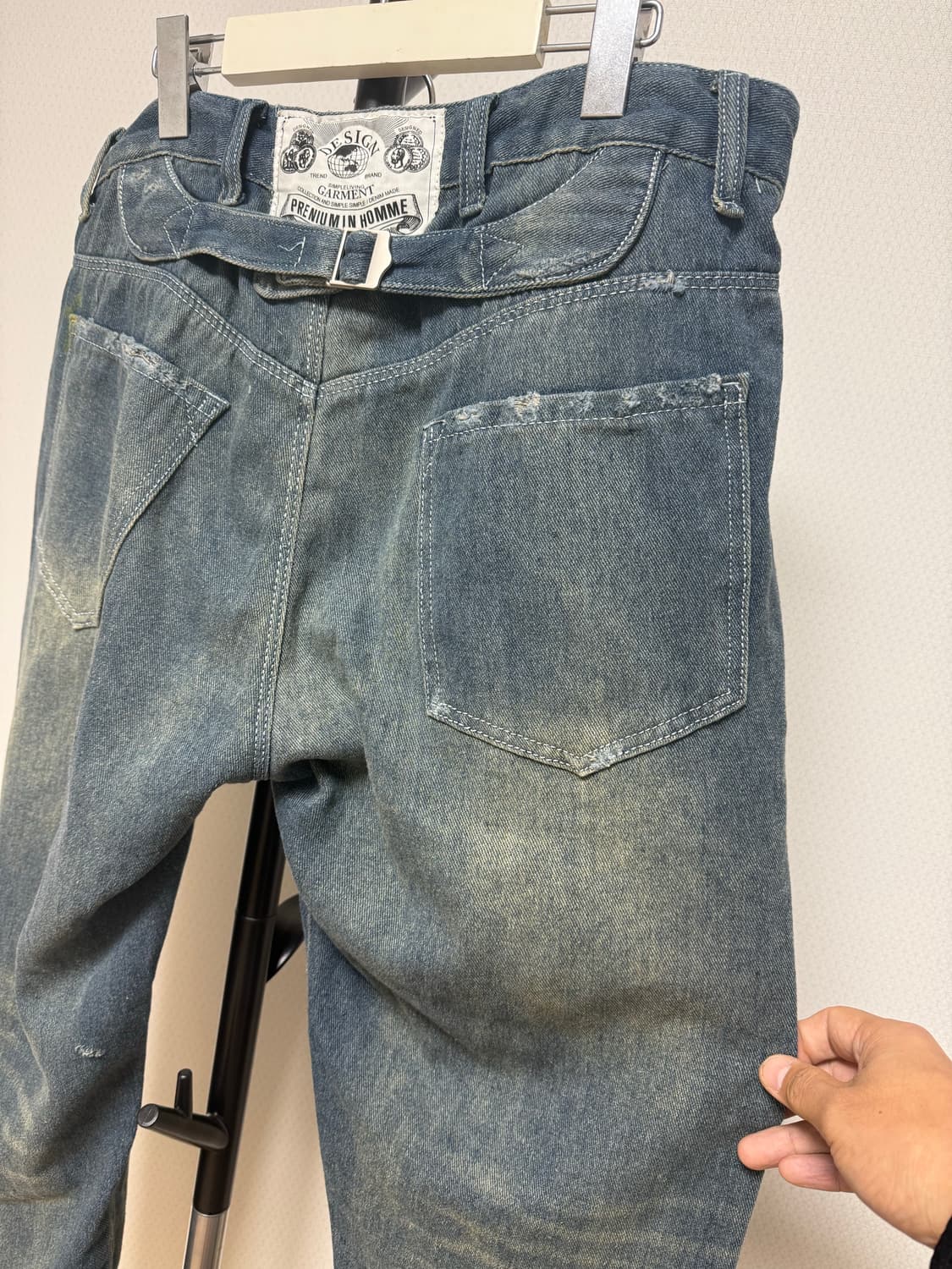 빈티지 디스트레스드 데님 상품이미지8