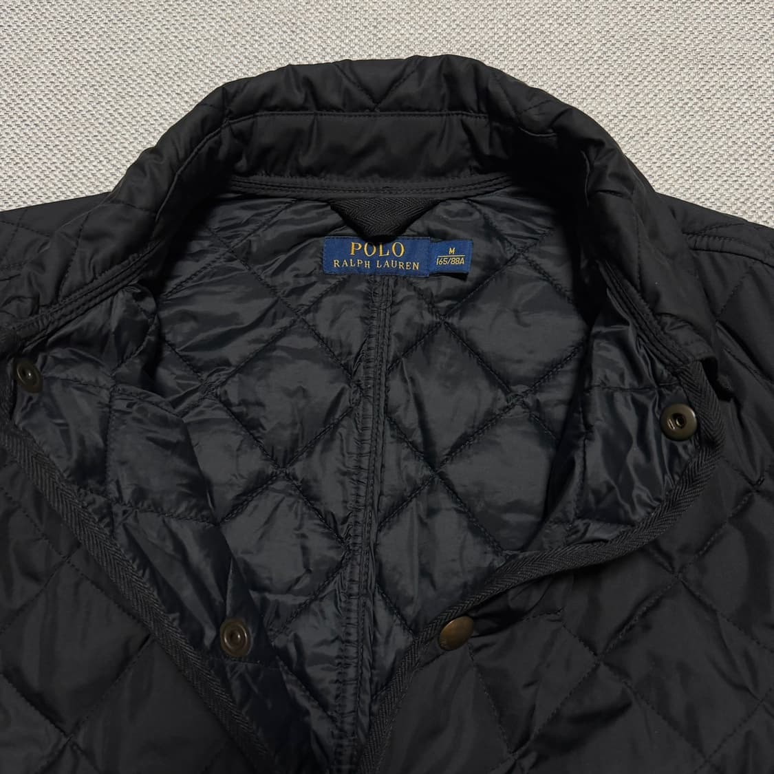 폴로 랄프로렌 블랙 퀼팅 자켓 상품이미지3