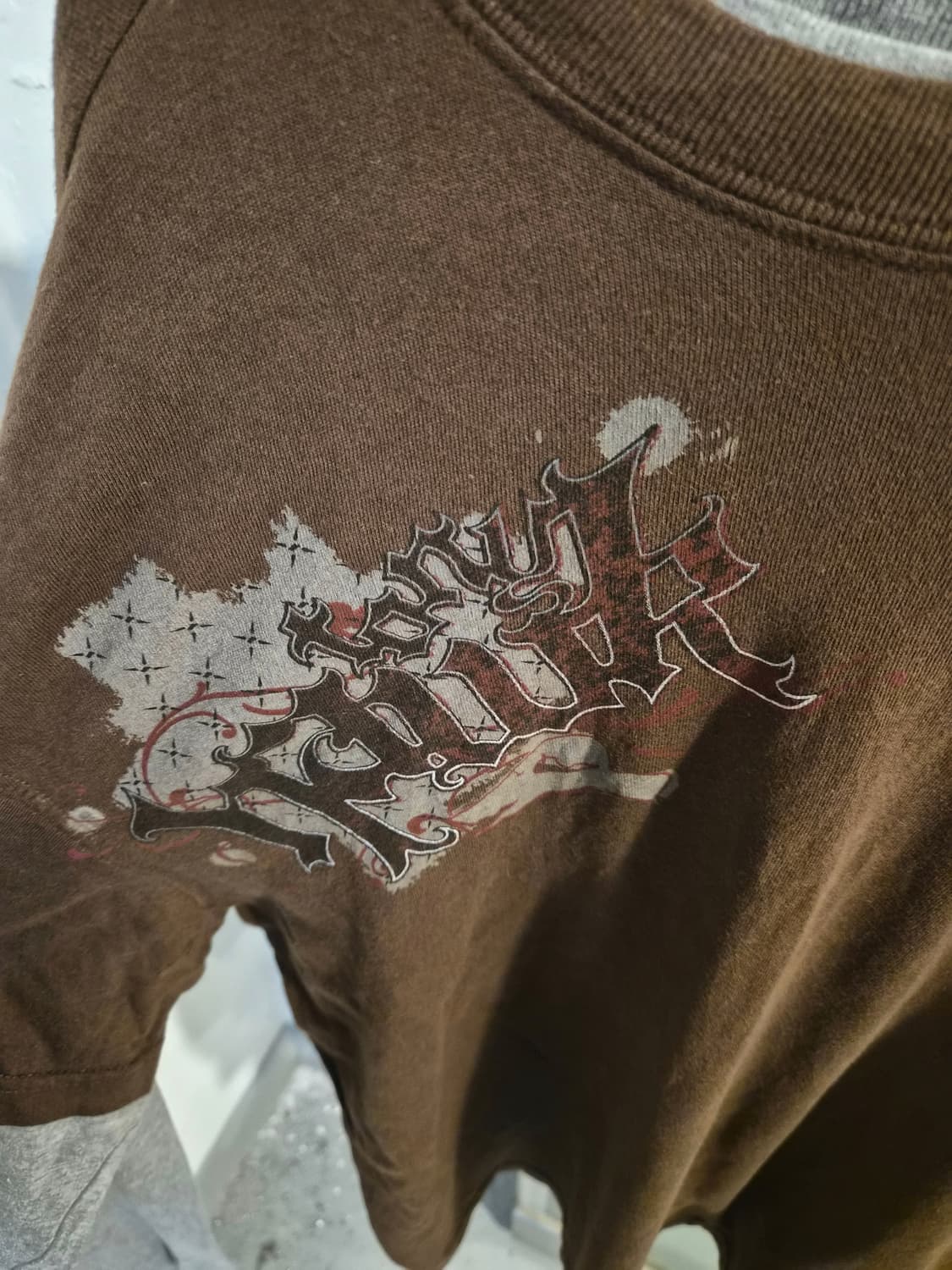 Y2k 프린팅 레이어드 롱슬리브 상품이미지4