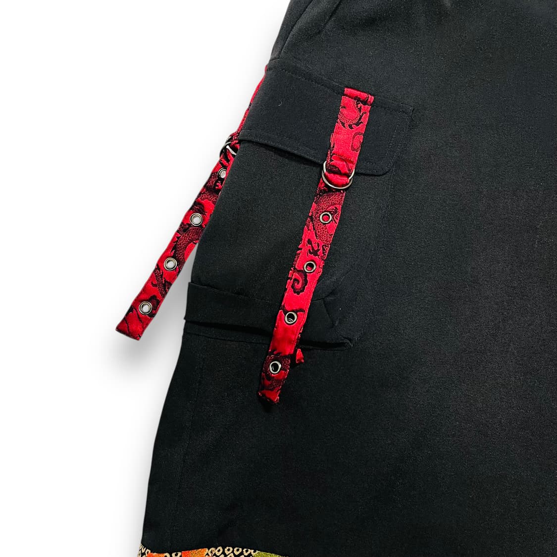 큐티 프레쉬 오리엔탈 드래곤 벨티드 치마 바지 팬츠 상품이미지5