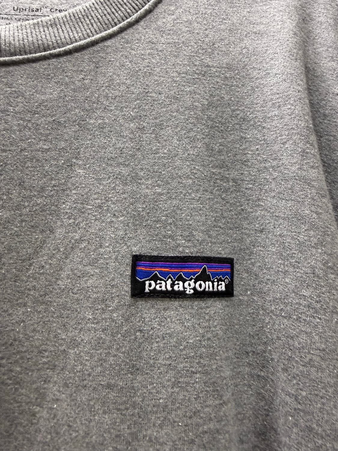 파타고니아 맨투맨 티셔츠 그레이 상품이미지2