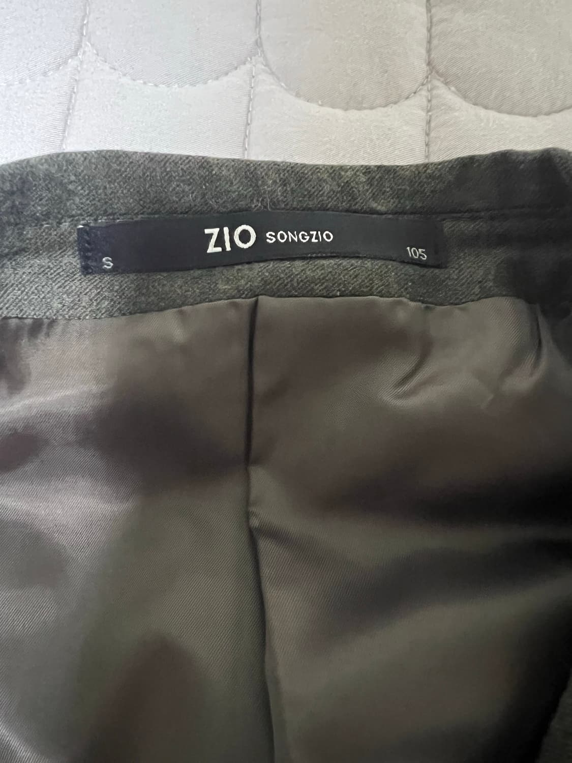 지오송지오/셋업 정장수트 카키/105,82 상품이미지5