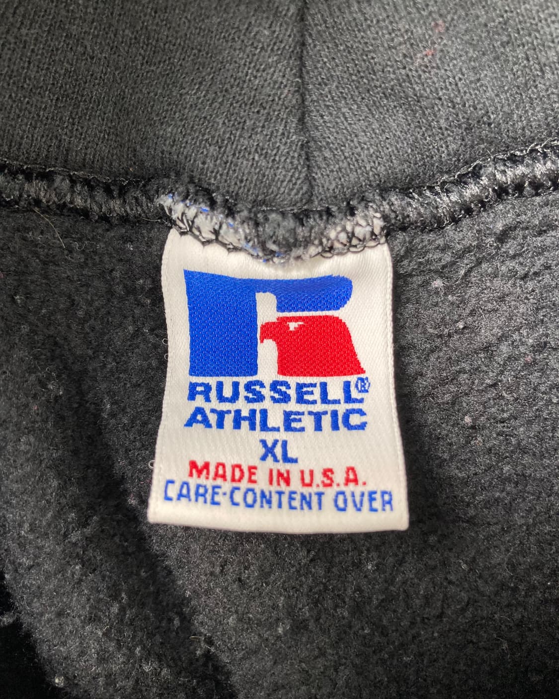 90s Russell Hoodie (black) 상품이미지3