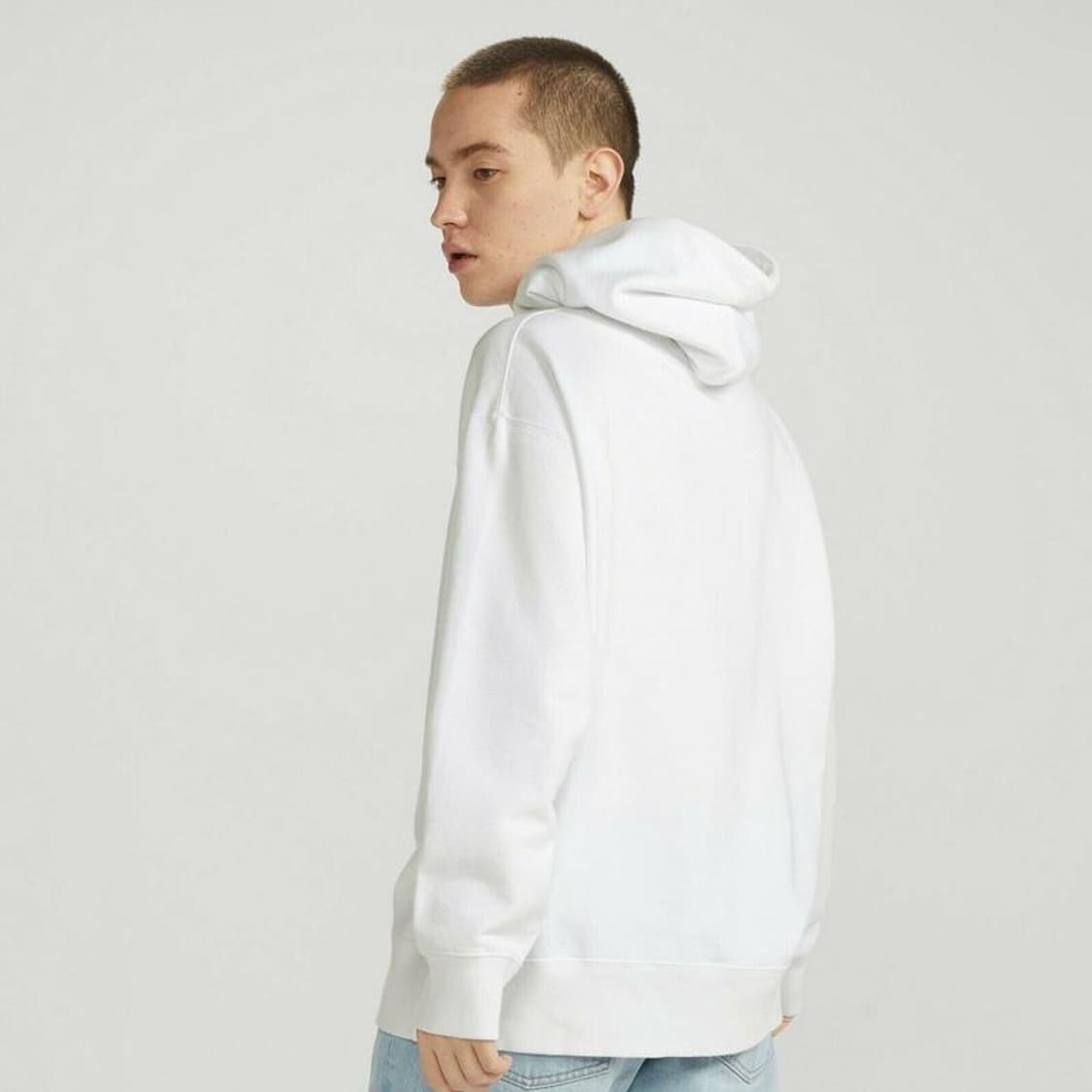 유니클로 UT FAILE 후드티 L 화이트 상품이미지2