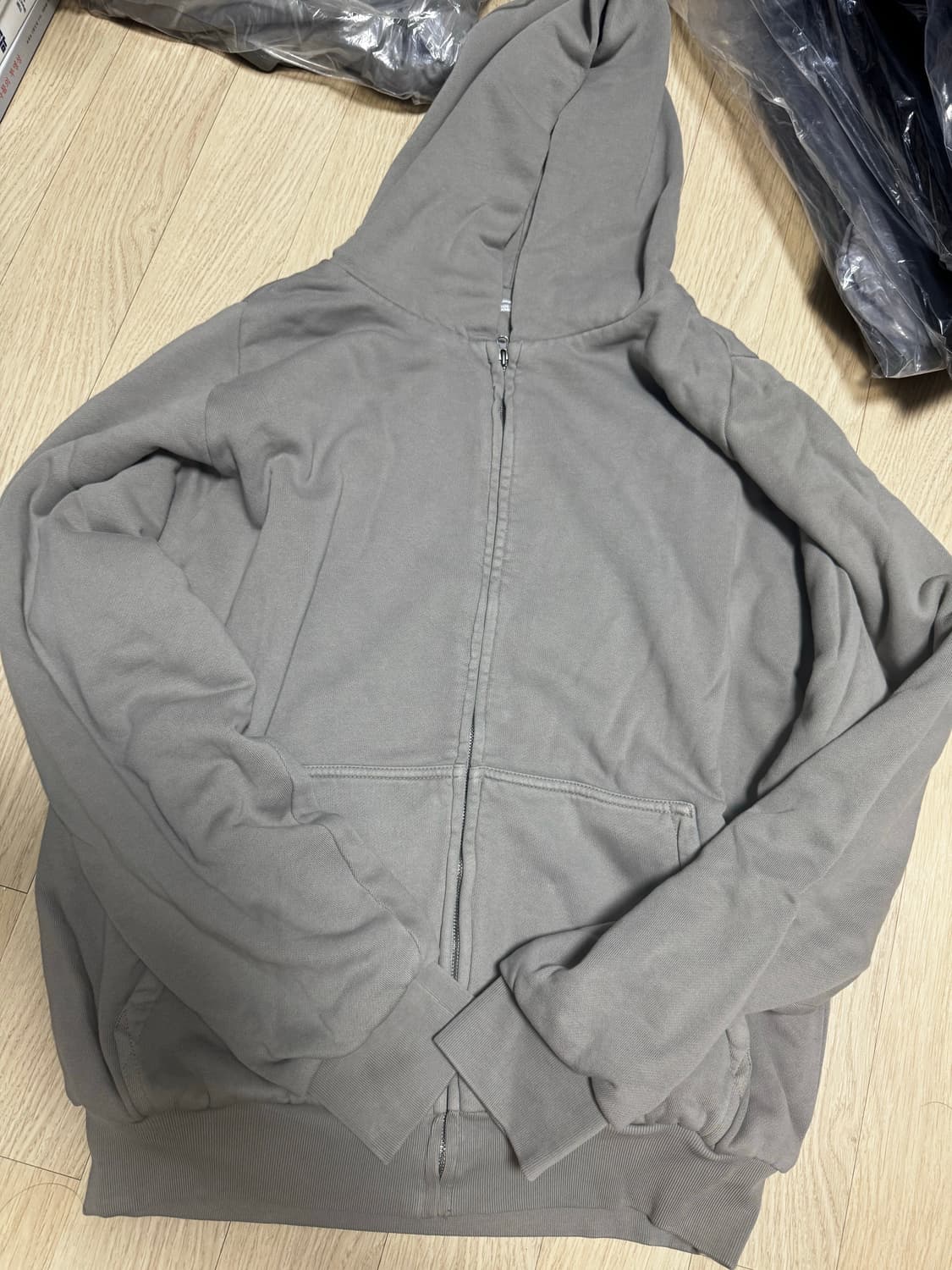 이지 갭 후드집업 그레이 L 새상품 상품이미지1