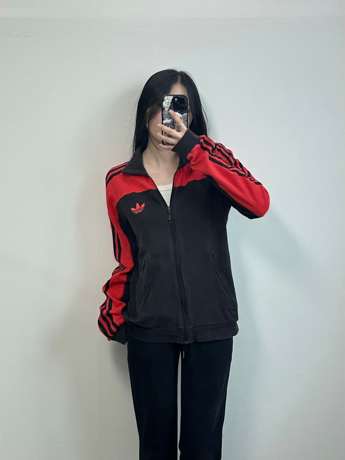 아디다스 파이어버드 검빨 코튼 져지 상품이미지1