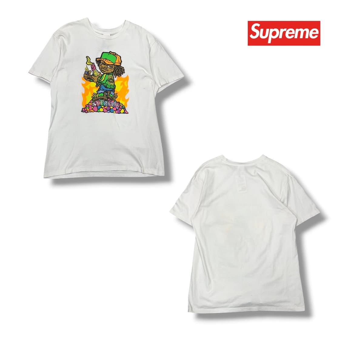 슈프림 19ss 몰로토브 키드 반팔티 상품이미지2