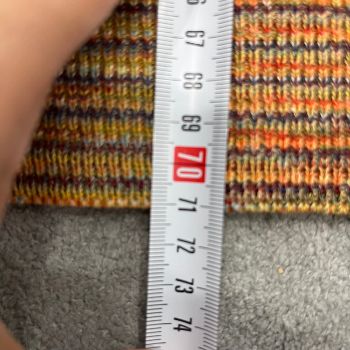 100 CAPERDONI 패턴 울 카라 니트 상품이미지6