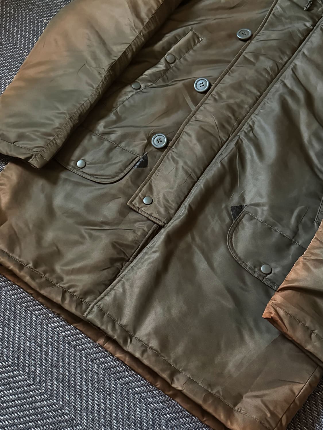 90s VIRGIN VOYAGE 선페이드 N3-B 밀리터리 파카(105) 상품이미지5