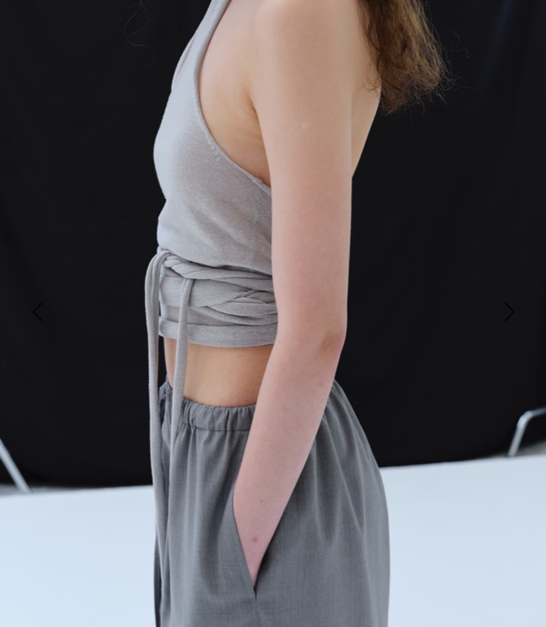 리포스 LINEN HALTERNECK KNIT (L GREY)  상품이미지3