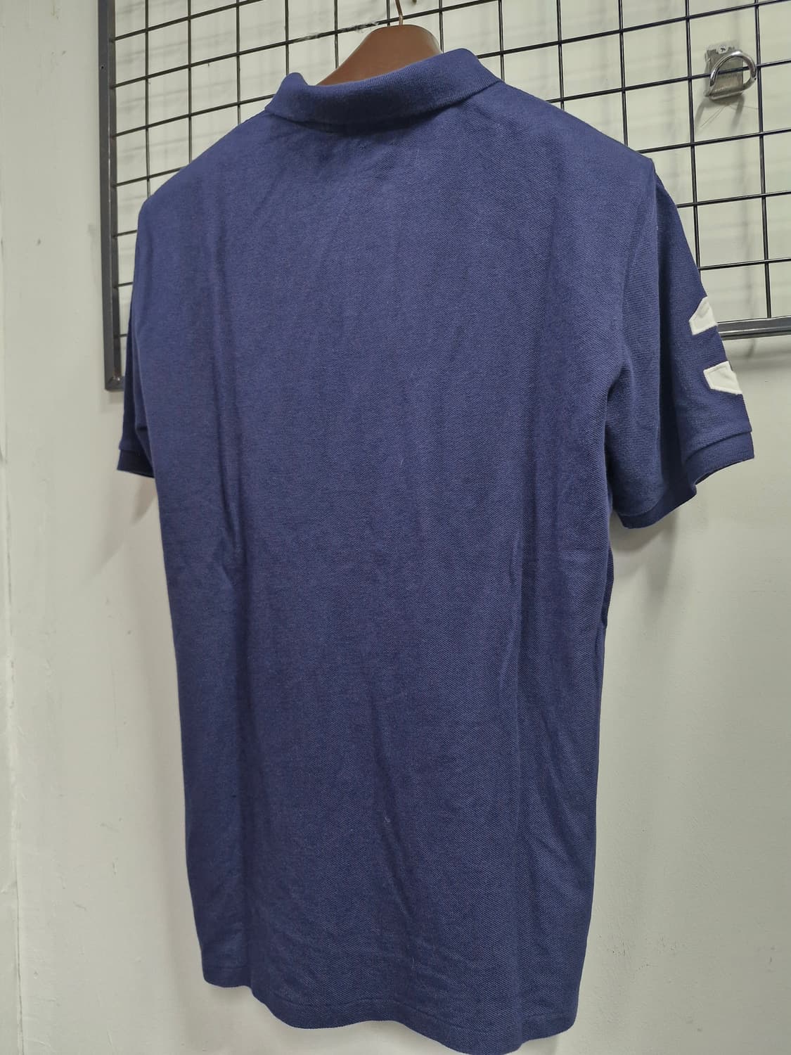 95M 폴로 랄프로렌 네이비 빅포니 카라 반팔티. 상품이미지7