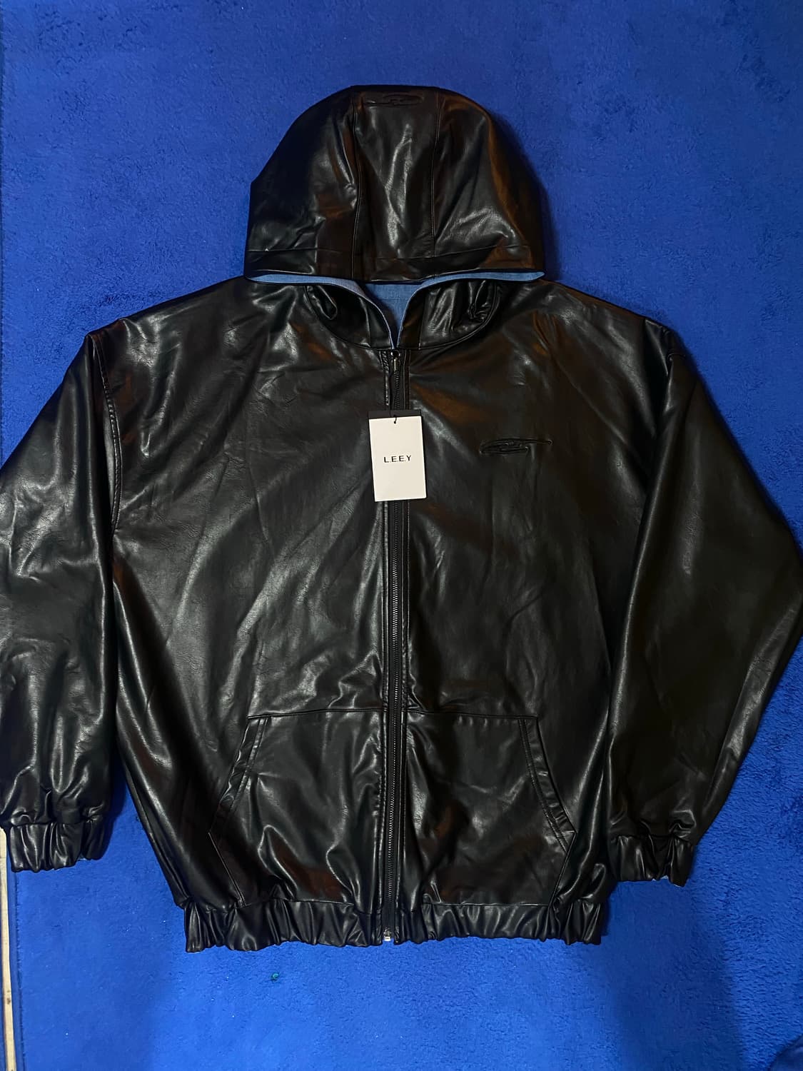 와이이이엘 Yeel 레더/데님 리버시블 점퍼 상품이미지1