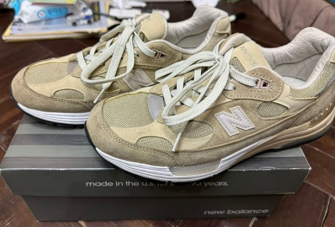  New Balance 992 Made in USA Tan 255 상품이미지1