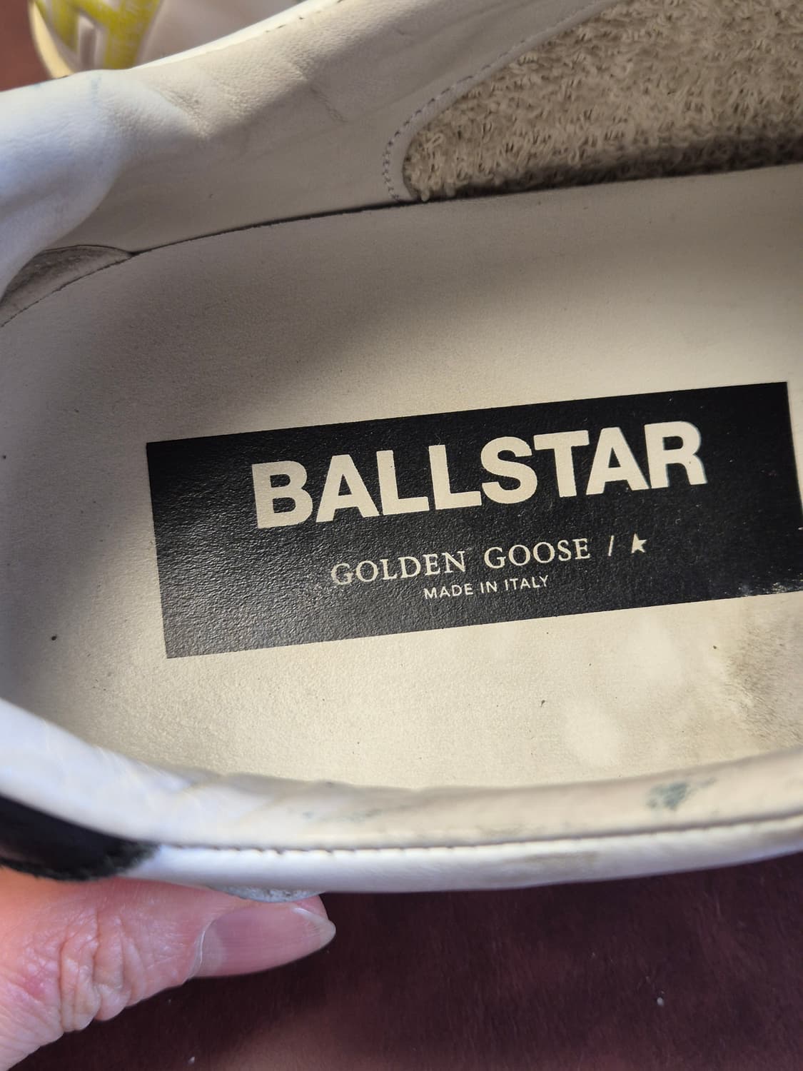 바닥보강했어요 280-285(44) 정품 골든구스 볼스타 스니커즈 상품이미지8