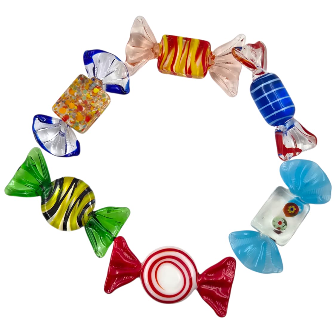 80s 이탈리아 무라노 핸드블로운 빅 캔디 세트 상품이미지2