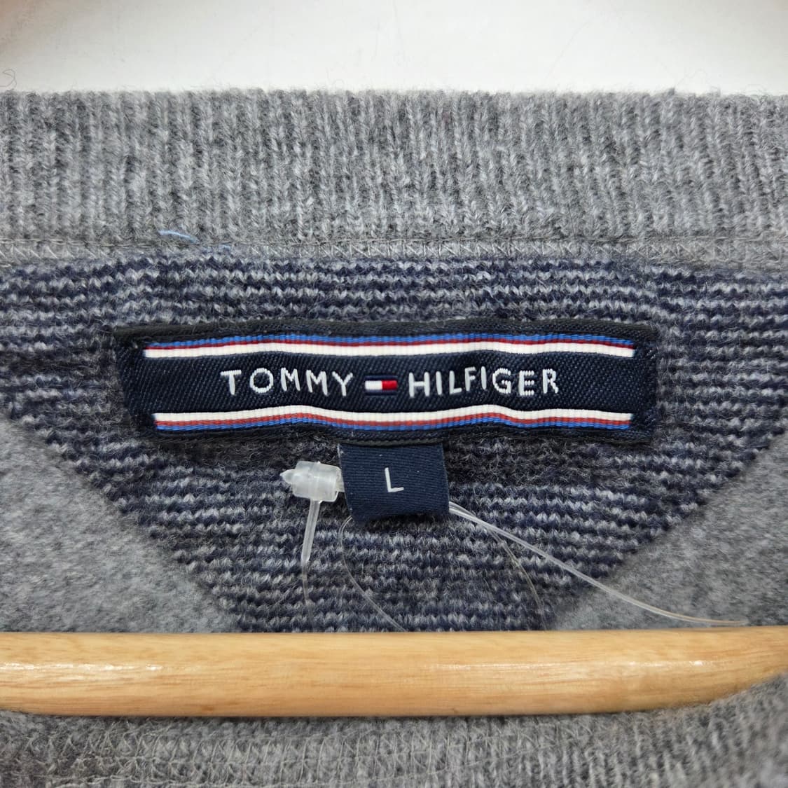 타미힐피거 스트라이프 패턴 니트 여L 상품이미지4
