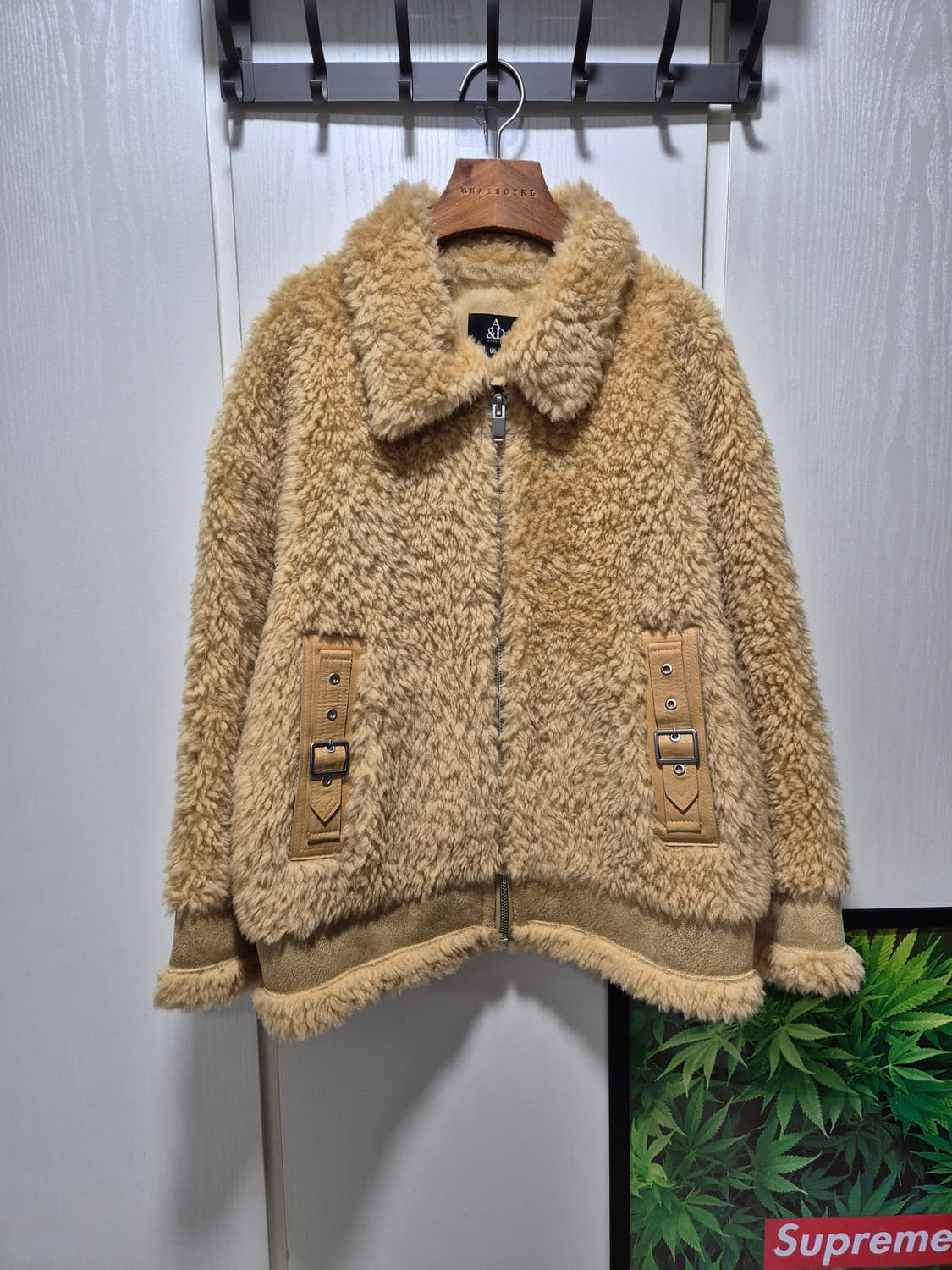 (세일)(새상품)앤더슨아뜰리에 퍼 무스탕 자켓 상품이미지1