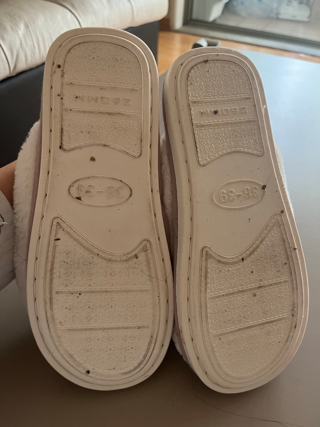 하트 털 슬리퍼 상품이미지3