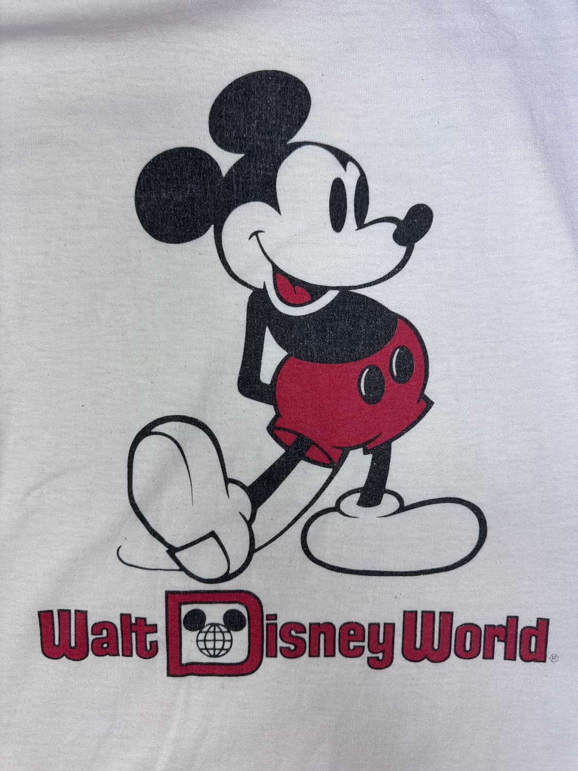 빈티지 90s 월트 디즈니월드 미키마우스 나그랑 티셔츠 XL 상품이미지2