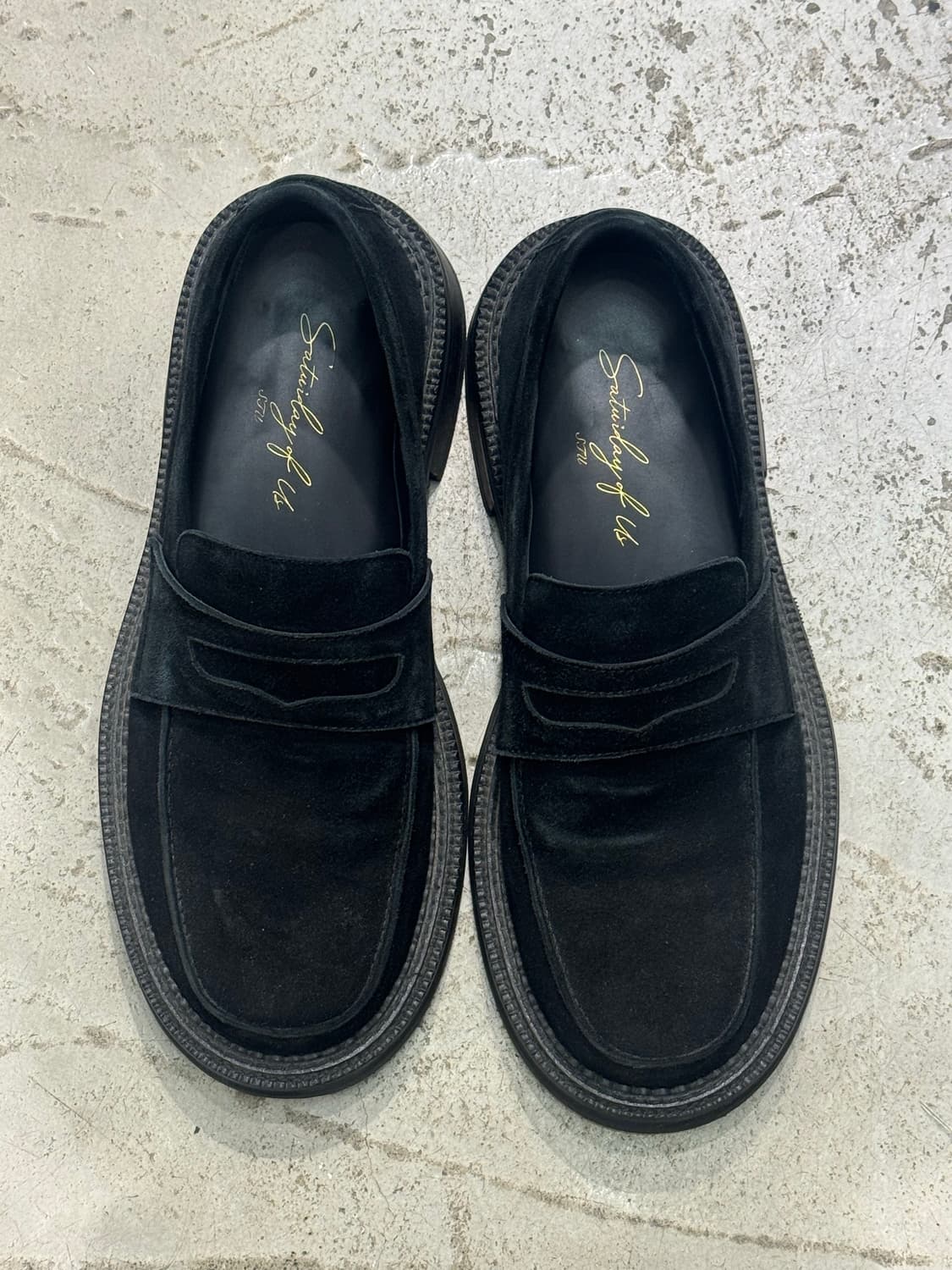 [43]stu 에스티유 스웨이드 블랙 로퍼 상품이미지2