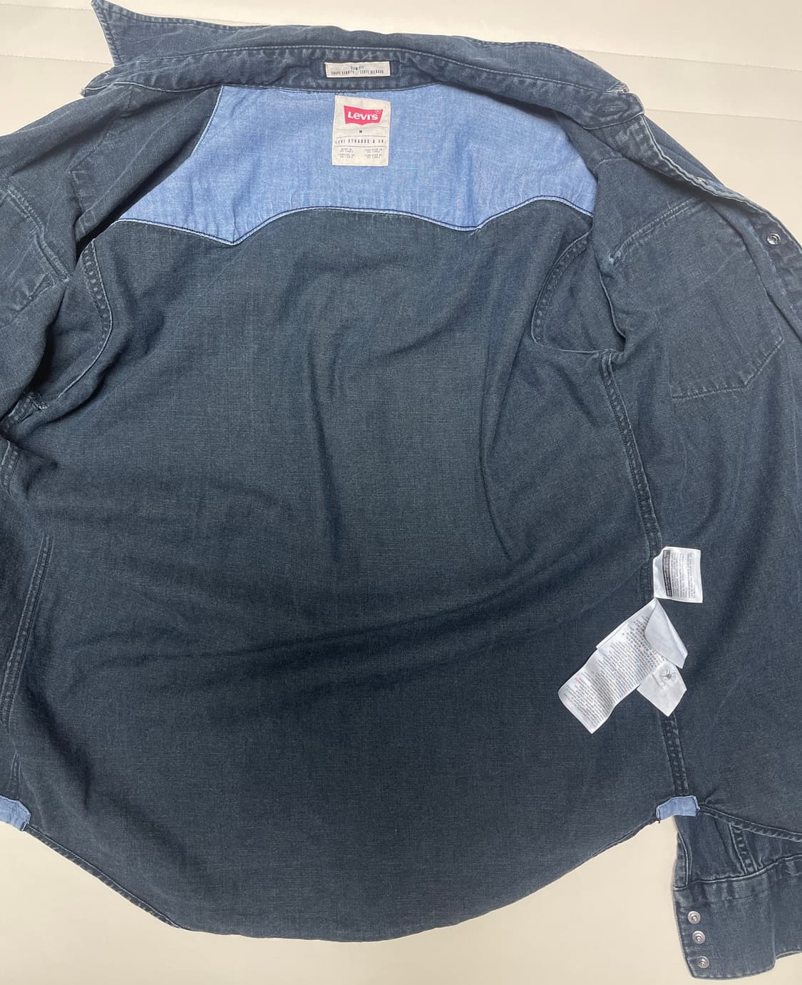 리바이스 웨스턴 스타일 데님 셔츠 상품이미지4