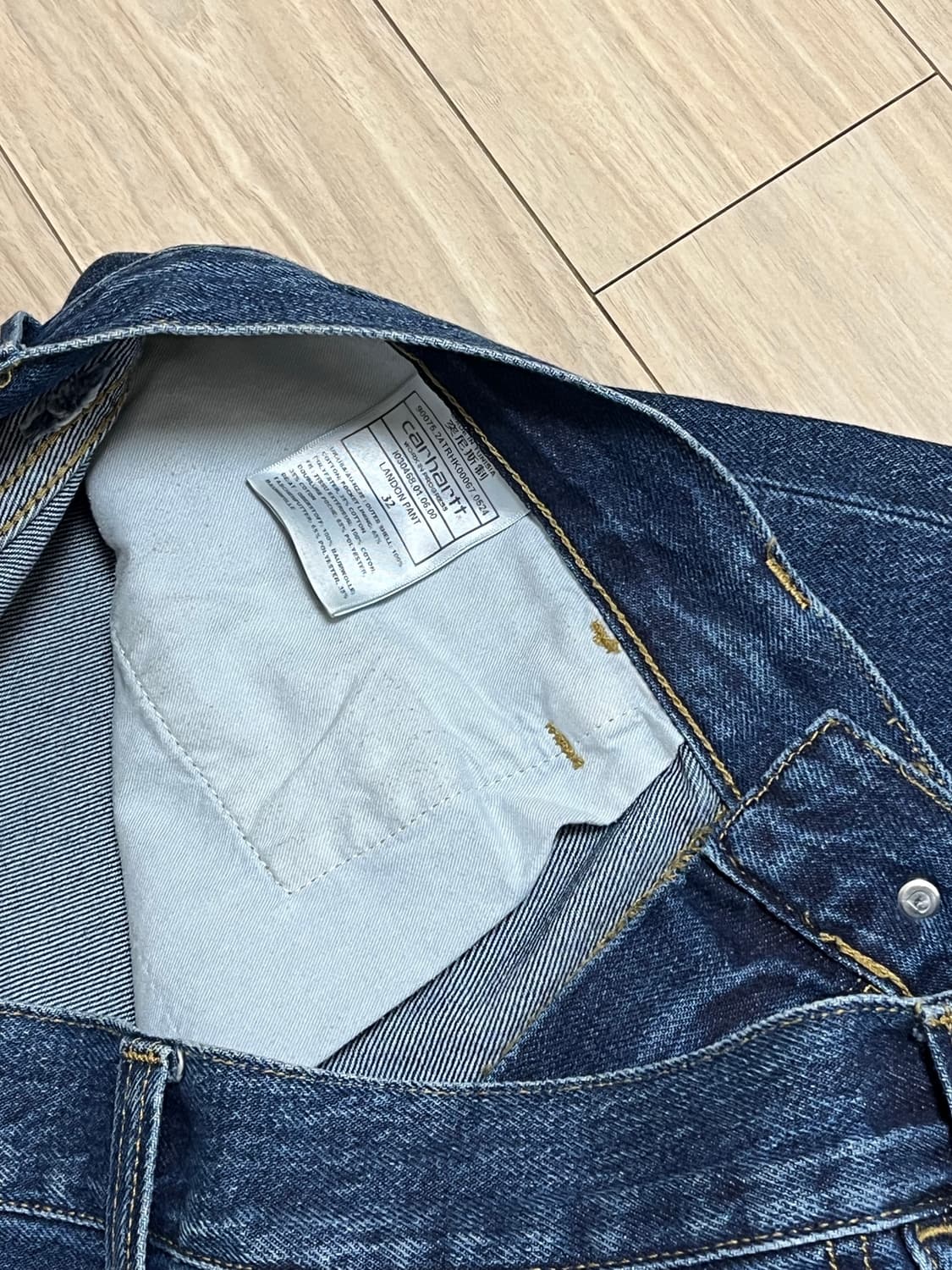 칼하트윕 랜든 팬츠 (블루스톤워시드) 32 size 상품이미지5